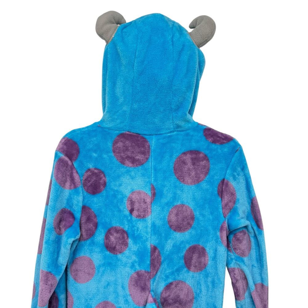 Monsters Inc Sully One Piece Costume Furry Unisex SZ 14 Yrs Blue Cozy Pajama - Picture 8 of 12